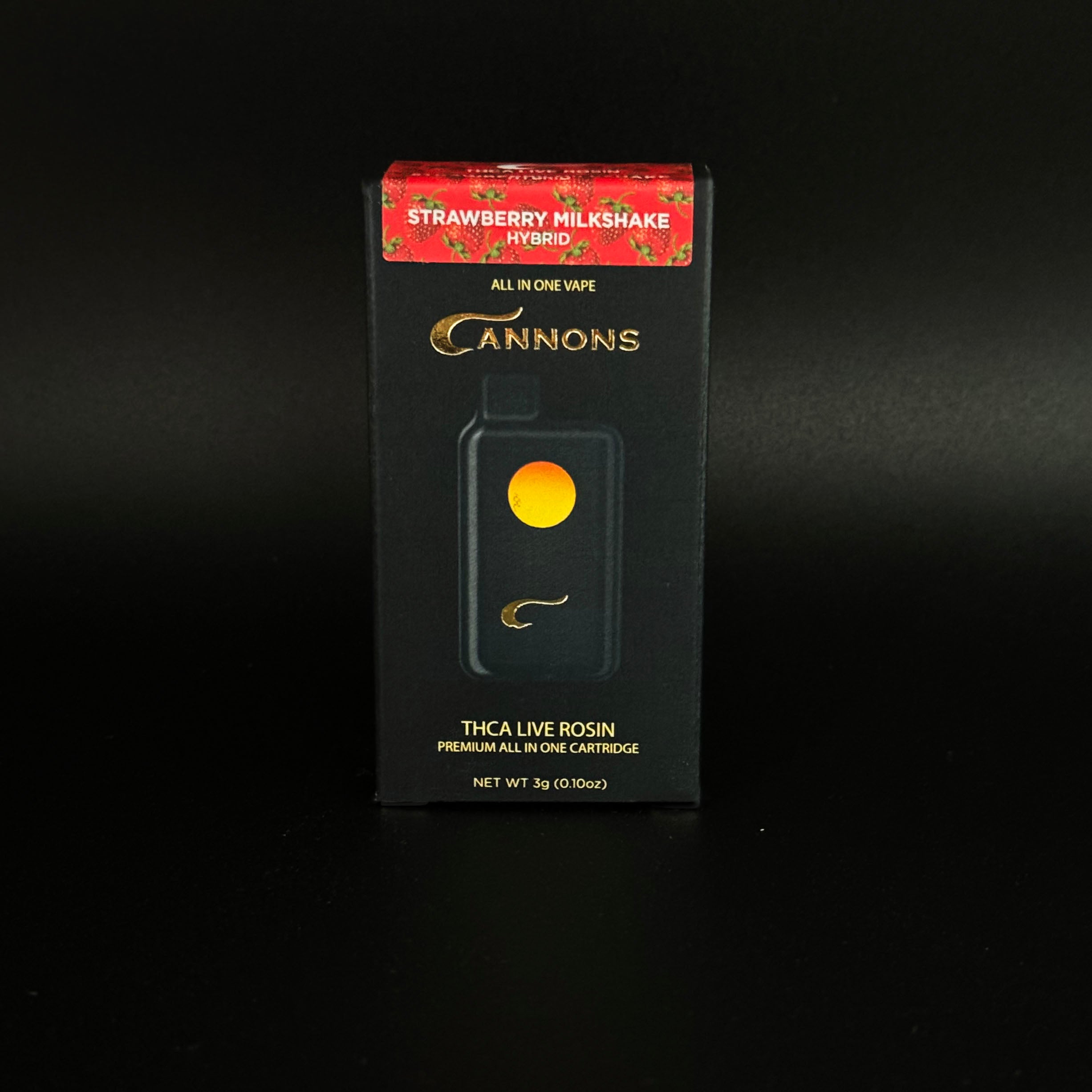 3G Cannons- Hybrid- Strawberry Milkshake- THCA Live Rosin Disposable Cannons Official 3G Cannons- Hybrid- Strawberry Milkshake- THCA Live Rosin Disposable Cannons Official