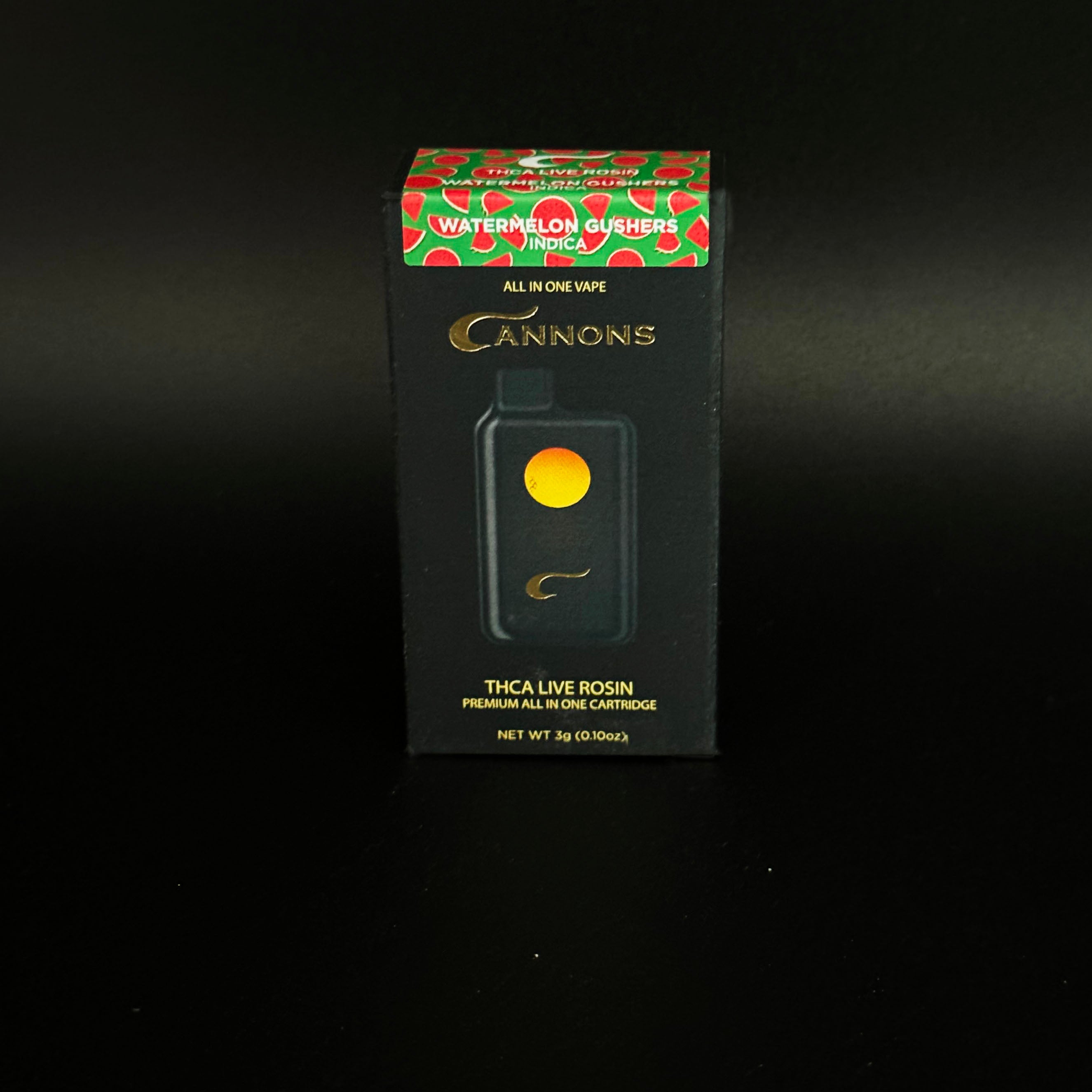 3G Cannons-Indica- Watermelon Gushers- THCA Live Rosin Disposable Cannons Official 3G Cannons-Indica- Watermelon Gushers- THCA Live Rosin Disposable Cannons Official